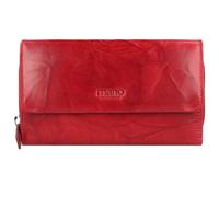 mano Donna Aurona Wallet with Zip Red