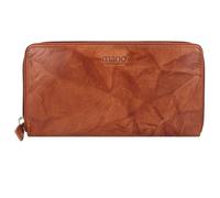 mano Donna Aurona Continental Wallet Cognac