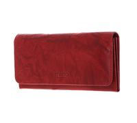 mano Donna Aurona Geldbörse RFID Leder 19 cm rot