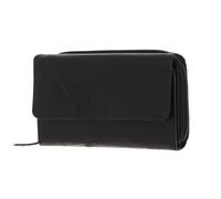 mano Donna Aurona Wallet with Zip Black