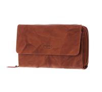 mano Donna Aurona Wallet with Zip Cognac