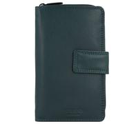 mano Donna Giulia Geldbörse Leder 10,5 cm petrol (M191952137)