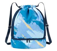 Manolyee Schwimmtasche,Schwimmbad Rucksack Mit Zugkordel - Trocken Nass Trennung Wasserdicht Für, Schwimmen, Wandern, Fitnessstudio, Pool