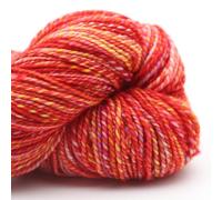 Manos del Uruguay Marla Handgefärbte Wolle aus Merinowolle, 100g Strang ca. 200m Nadelstärke 3,5 bis 4,5 mm (K100 chili)