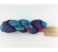 Manos Del Uruguay Silk Blend Fino 6881 Jewel, 100g, Wolle mit Seide zum Stricken und Häkeln, Merino Seide Mischung handgefärbt mit Farbverlauf