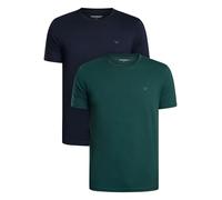 Emporio Armani Herren Endurance 2-Pack T-Shirt, blau, M