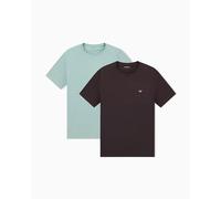 Man's Endurance 2-Pack Crew Neck T-Shirt Brown M Regular Fit, braun, M