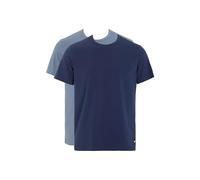 Man's Essential LOGOLABEL 2-Pack Crew Neck T-Shirt Grey XXL Regular Fit, grau, XXL