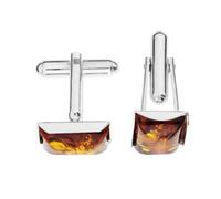 Manschettenknöpfe OSTSEE-SCHMUCK "Ostsee-Schmuck Manschettenknöpfe Classic 14 x 10 mm", weiß, Manschettenknöpfe, Herren, Silber 925 (Sterlingsilber) (50369930-0) weiß