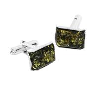 Manschettenknöpfe OSTSEE-SCHMUCK "Ostsee-Schmuck Manschettenknöpfe Classic 14 x 10 mm", weiß, Manschettenknöpfe, Herren, Silber 925 (Sterlingsilber) (96519410-0) weiß