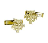 Manschettenknöpfe OSTSEE-SCHMUCK "Ostsee-Schmuck Manschettenknöpfe Hiddensee", gelb, Manschettenknöpfe, Herren, Silber 925 (Sterlingsilber) (73873044-0) gelb