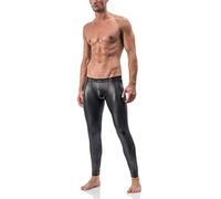MANSTORE M510 Tight Leggings - hauchdünne, seidenmatte Mikrofaser - Fb. Black - Gr. XL - Limitierte Kollektion