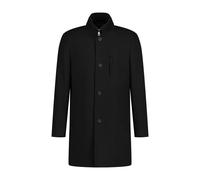 ROY ROBSON Mantel Herren Stehkragen Mikrofaser schwarz, 54 (XL)