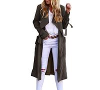 Mantel Frühling Damen Leicht Oversize Frühlingsmantel Übergangsjacke Übergang Tailliert Sommermantel Mantel Beige Elegant Übergangsmantel Damenmantel Lang Schwarz Mäntel Frauen Long Coat