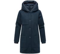 Mantel in Wollmantel-Optik "Flauschwunder 14" Navy XL