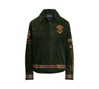 Mantel Jessa aus Lammwildleder 40 Green