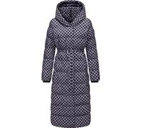 Steppmantel RAGWEAR "Niara Long Print" Gr. XXXL (46), lila (lavendel) Damen Mäntel (44202658-XXXL) lavendel