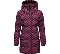 Steppmantel RAGWEAR "Niara Print", Damen, Gr. XS (34), pink (fuchsia), Obermaterial: 100% Polyester; Innenfutter: 100% Polyester; Wattierung: 100% Polyester, tailliert ca. Mitte Oberschenkel, hoch ges