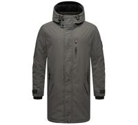 Kurzmantel STONE HARBOUR "Lanzoo", Herren, Gr. L (52), grau (anthrazit), Obermaterial: 100% Polyester. Futter: 100% Polyester. Ärmelfutter: 100% Polyester. Wattierung: 100% Polyester, gerade ca. Mitte