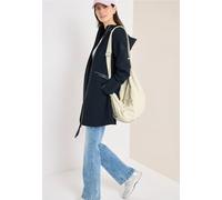 Softshellmantel CECIL, Damen, Gr. L (42), blau navy, Softshell, Obermaterial: 100% Polyester; Futter: 100% Polyester, unifarben mit Farbeinsatz, comfort fit normal, ohne Ausschnitt, Bündchen, Mäntel, 