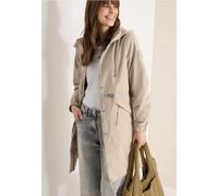 Cecil Damen Mantel mit Stehkragen in Beige, Gr: XL