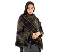 Barbour Cape »Cape Staffin Tartan Serape«, Oliv