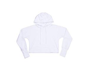 Mantis - Cropped Hoodie White - Gr. - XL