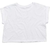 Mantis Damen Crop Top T-Shirt M96 white XS