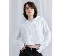 Mantis Damen Cropped Hoodie Bauchfrei --Auslaufartikel-- Weiß XL