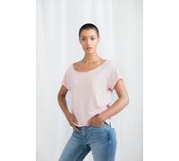 Mantis Damen T-Shirt Flash Dance, weiter Schulterfreier Ausschnitt Weiß XL