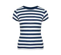 Mantis Damen T-Shirt gestreift - Dunkelblau / weiß | S