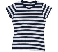 MANTIS WOMEN'S STRIPY T M NAVY / WHITE