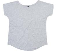 Mantis Damen T-Shirt 'Loose Fit' M91 heather grey melange L