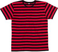 Mantis Herren T-Shirt gestreift M109S black/red L