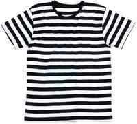 Mantis Herren T-Shirt gestreift - Schwarz / weiß | L