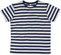 Mantis Herren T-Shirt gestreift - Dunkelblau / weiß | S