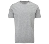 Mantis Kurzärmeliges T-Shirt Essential Heavy - Grau meliert | 2XL