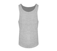 Mantis Lässiges Tanktop aus Bio-Baumwolle - Grau meliert | XL