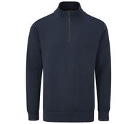 Mantis Pullover mit kurzem Reißverschluss - Marineblau | S