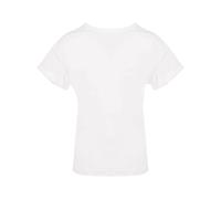Mantis The Boyfriend Damen T-Shirt mit kurzen Ärmeln - Weiß | L