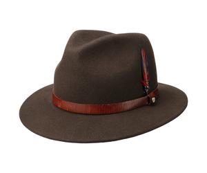 Manton Traveller Wollfilzhut by Stetson braun S (54-55 cm)