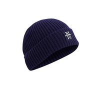 Manufaktur13 Heavy Knit Beanie - Wintermütze, Strickmütze, Ribbed, warme Mütze für Herren & Damen (M13) (Navy)