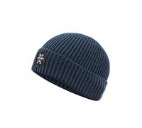 Manufaktur13 Heavy Knit Beanie - Wintermütze, Strickmütze, Ribbed, warme Mütze für Herren & Damen (M13) (Steel Blue)