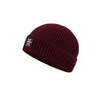 Manufaktur13 Heavy Knit Beanie - Wintermütze, Strickmütze, Ribbed, warme Mütze für Herren & Damen (M13) (Vino)