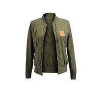Manufaktur13 Women Bomber - Leichte Damen/Frauen Bomberjacke, Übergangsjacke mit Waffle Stretch Seiteneinsätzen, Fliegerjacke, Bikerjacke, Frühling/Herbst, Pilotenjacke (Dazzle, XS)