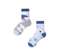 Many Mornings Unisex Kids Polar Bear Mismatched Socken, Multicolor, 27-30