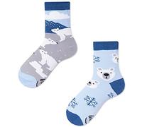 Many Mornings Unisex Kinder Polar Bear Kids Mismatched Socken, Multi-Color, 31-34