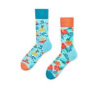 Many Mornings - Aloha Vibes - mismatched Socken - Hibiskus, Surfer - Gr. 43-46