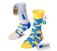 Many Mornings - Mismatched Socken - Lustige Socken Unisex - Enten Socken - Geschenkidee - Design: Bath Ducks - Made in EU - 35-38
