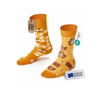 Many Mornings - Mismatched Socken - Lustige Socken Unisex - Socken Bären - Geschenkidee - Design: Honey Bear - Made in EU - 35-38